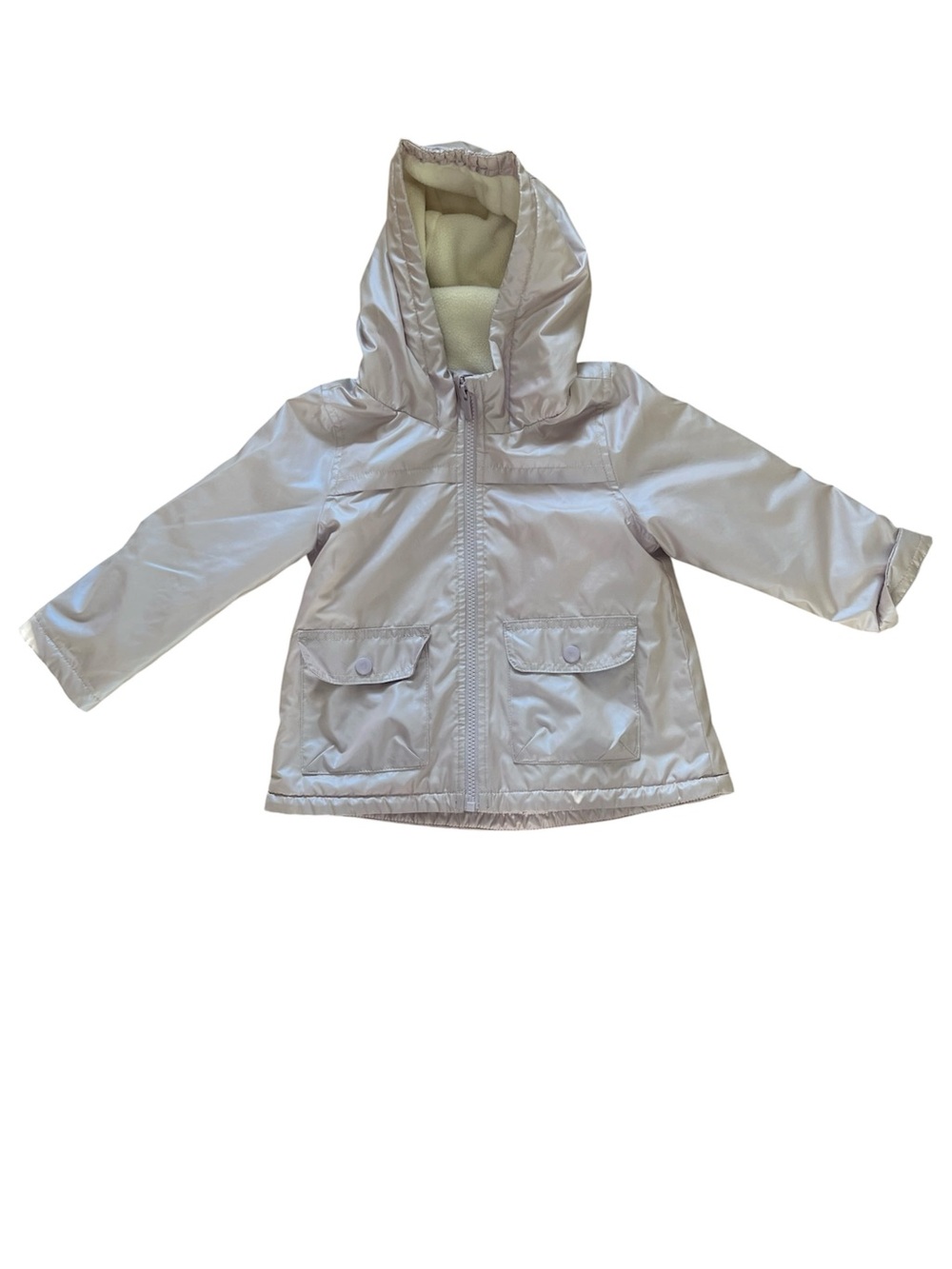 Carter’s Lavender Shine Mid-Weight Fleece-Lined Jacket | 3T